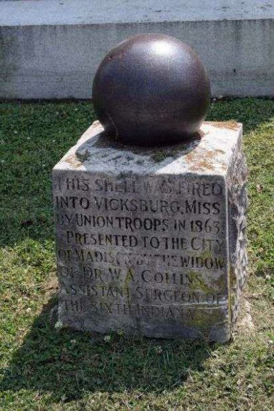 CITY OF MADISON CANNON BALL WAR MEMORIAL