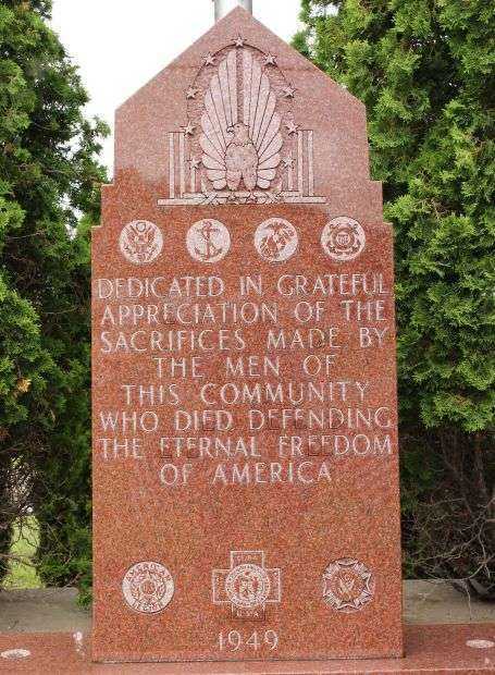 MAUSTON WAR VETERANS MEMORIAL