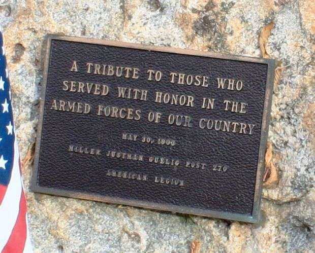 THERESA VETERANS MEMORIAL PLAQUE