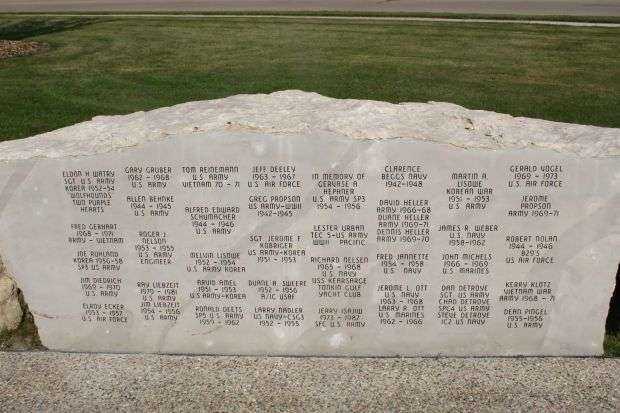 CHILTON VETERANS MEMORIAL HONOR ROLL WALL G