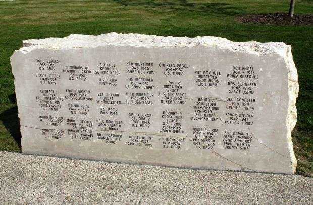 CHILTON VETERANS MEMORIAL HONOR ROLL WALL A