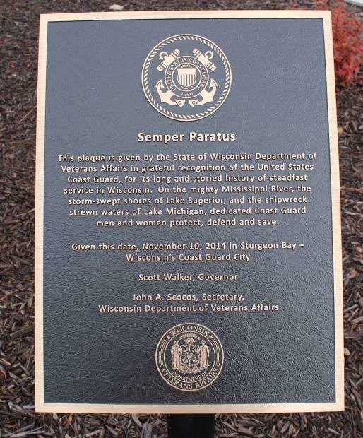 SEMPER PARATUS MEMORIAL PLAQUE
