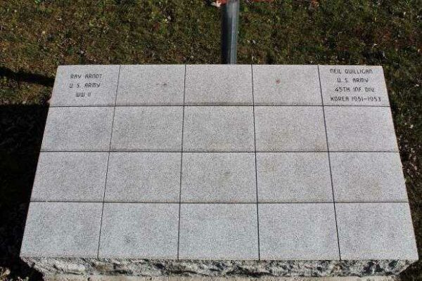 TIGERTON VETERANS MEMORIAL BRICKS E