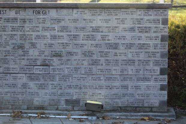 TIGERTON VETERANS MEMORIAL RIGHT STONE SECTION B