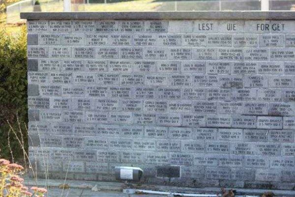 TIGERTON VETERANS MEMORIAL RIGHT STONE SECTION A