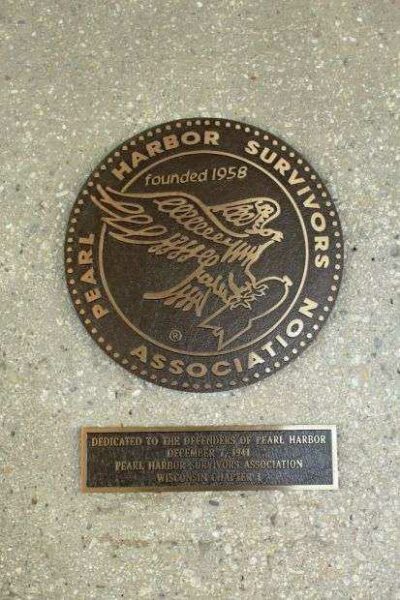 TO THE DEFENDERS OF PEARL HARBOR MEMORIAL PLAQUE