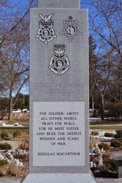 WISCONSIN MEDAL OF HONOR MEMORIAL AT KING SIDE A