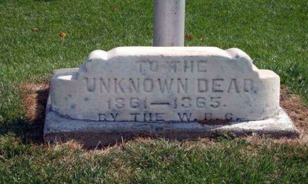 CLINTON COUNTY CIVIL WAR UNKNOWN DEAD MEMORIAL FLAG POLE