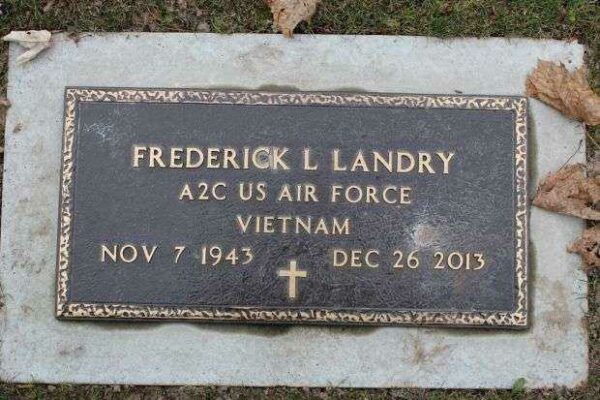 FREDERICK L LANDRY MEMORIAL CEMETERY STONE