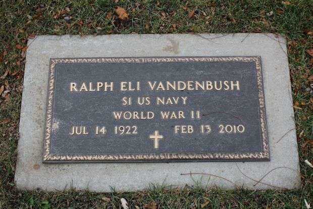 RALPH ELI VANDENBUSH MEMORIAL CEMETERY STONE