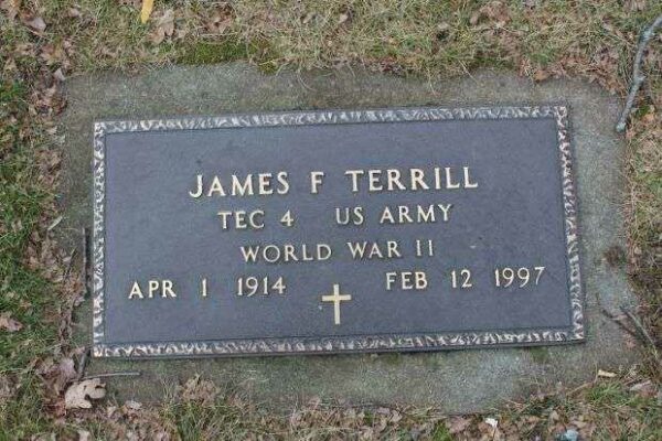 JAMES F TERRILL MEMORIAL CEMETERY STONE