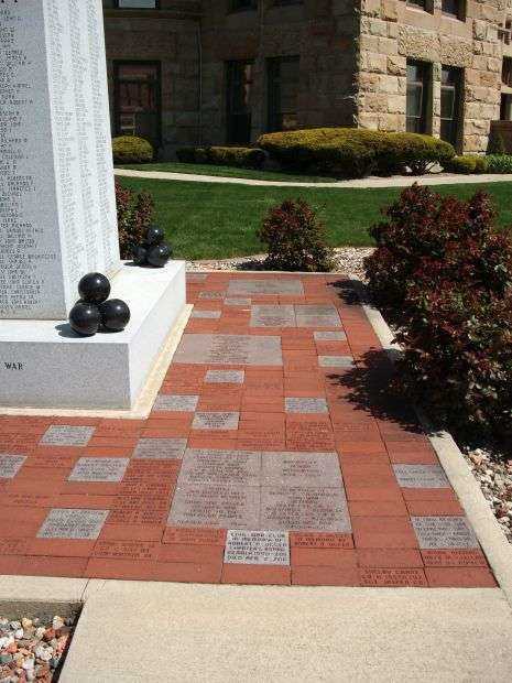 BLACKFORD COUNTY CIVIL WAR MEMORIAL BRICKS