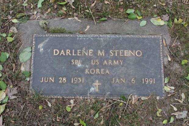DARLENE M STEENO MEMORIAL CEMETERY STONE