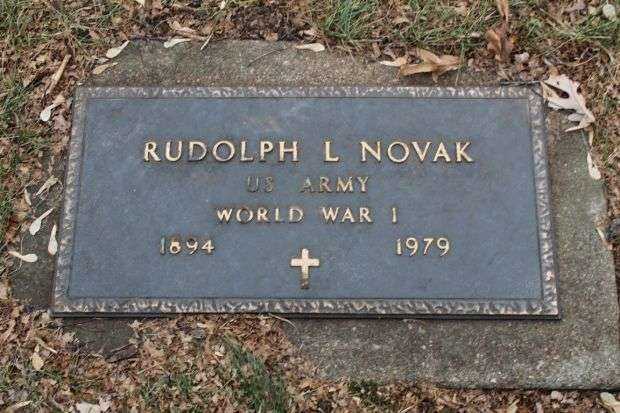 RUDOLPH L NOVAK MEMORIAL CEMETERY STONE