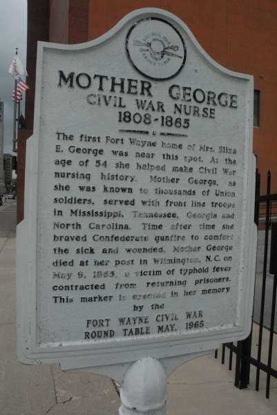 MOTHER GEORGE WAR MEMORIAL MARKER