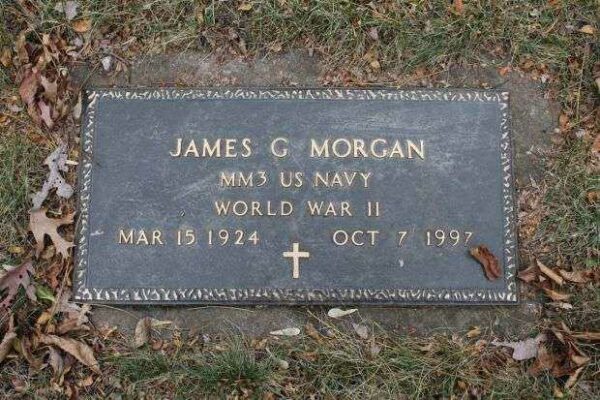JAMES G MORGAN MEMORIAL CEMETERY STONE