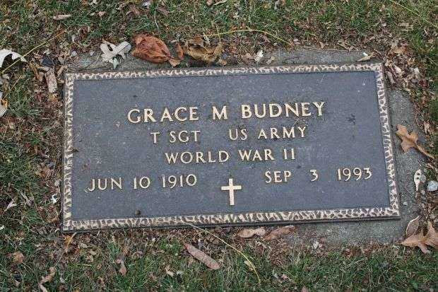 GRACE M BUDNEY MEMORIAL CEMETERY STONE