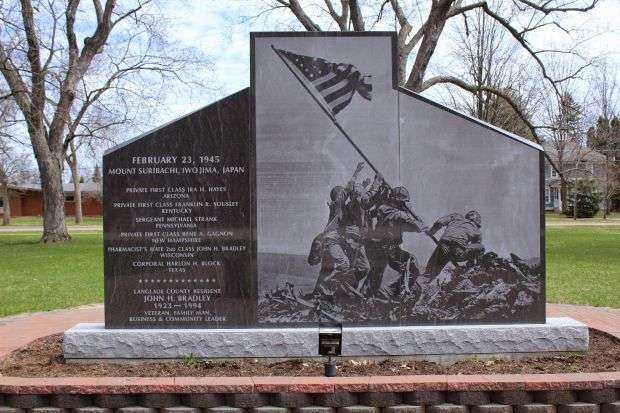 LANGLADE COUNTY VETERANS MEMORIAL BACK