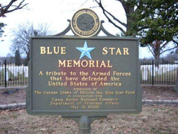 SPRINGFIELD BLUE STAR MEMORIAL MARKER