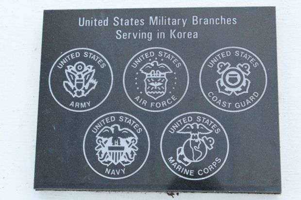 THE KOREAN WAR TRIBUTE MEMORIAL PLAQUE N