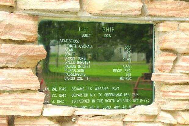 S.S. DORCHESTER MEMORIAL PLAQUE B