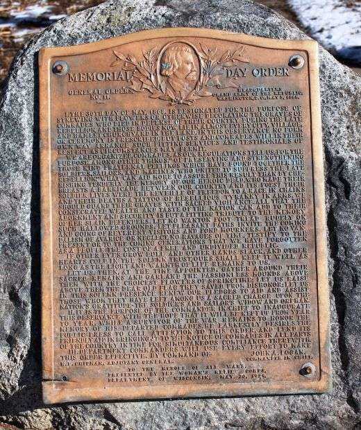 KING MEMORIAL DAY ORDER PLAQUE