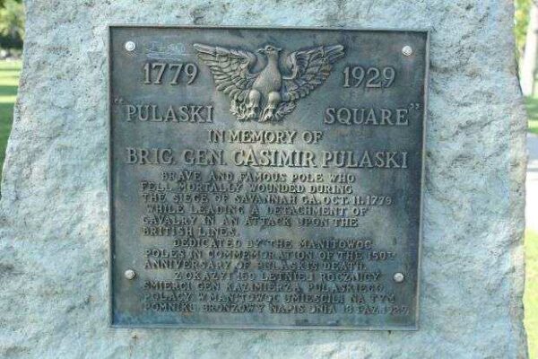“PULASKI SQUARE MEMORIAL PLAQUE