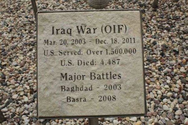 AMERICAN LEGION POST 364 WAR MEMORIAL PLAQUE G