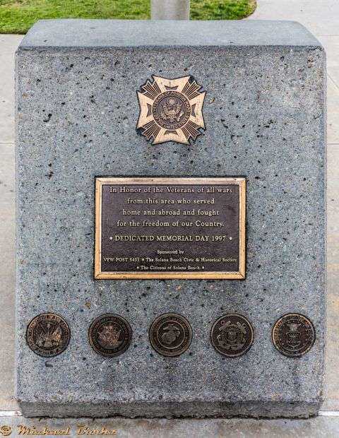 SOLANA BEACH WAR VETERANS MEMORIAL