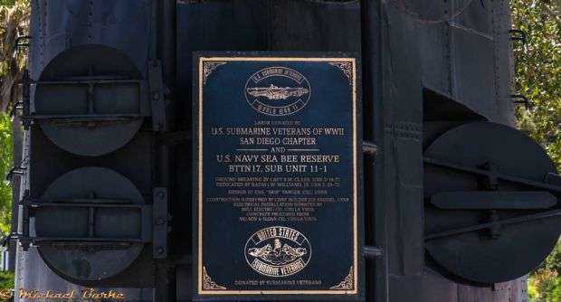 SAN DIEGO U.S. SUBMARINE VETERANS OF WORLD WAR II MEMORIAL PLAQUE