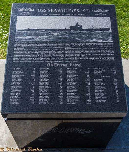 USS SEA WOLF (SS-197) WAR MEMORIAL