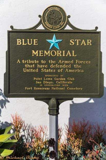 SAN DIEGO BLUE STAR MEMORIAL MARKER