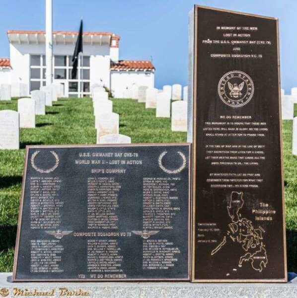 USS OMMANEY BAY CVE-79 WAR MEMORIAL