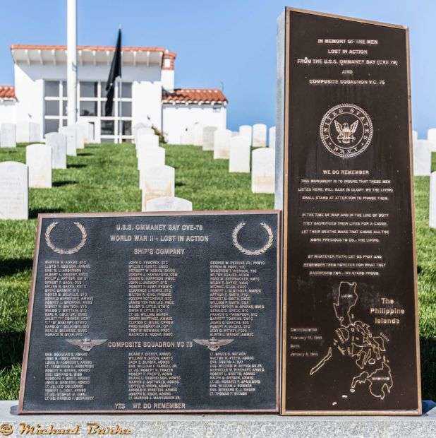 USS OMMANEY BAY CVE-79 WAR MEMORIAL
