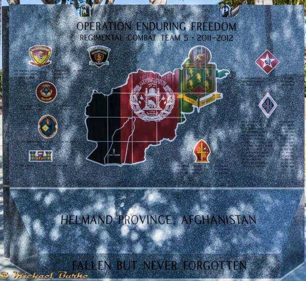 OPERATION ENDURING FREEDOM REGIMENTAL COMBAT TEAM 5 WAR MEMORIAL