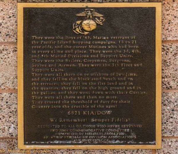 THE BOYS OF ’45 WAR MEMORIAL