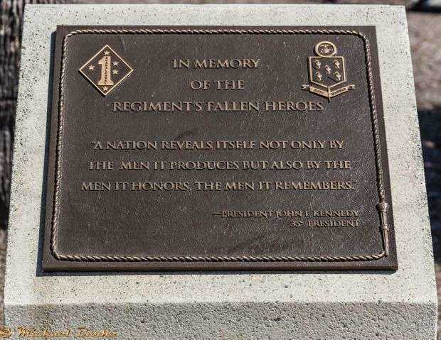 IN MEMORY OF THE REGIMENT’S FALLEN HEROES MEMORIAL PLAQUE