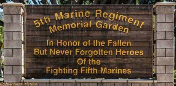 5TH MARINE REGIMENT MEMORIAL GARDEN