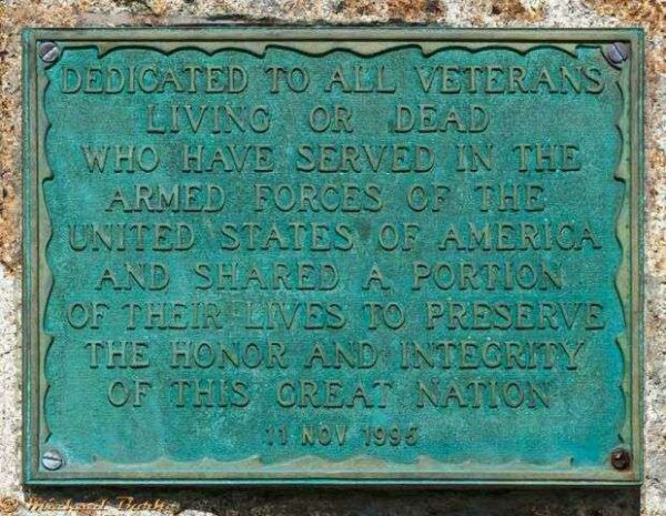 OCEAN BEACH VETERANS MEMORIAL PLAQUE