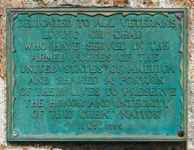 OCEAN BEACH VETERANS MEMORIAL PLAQUE