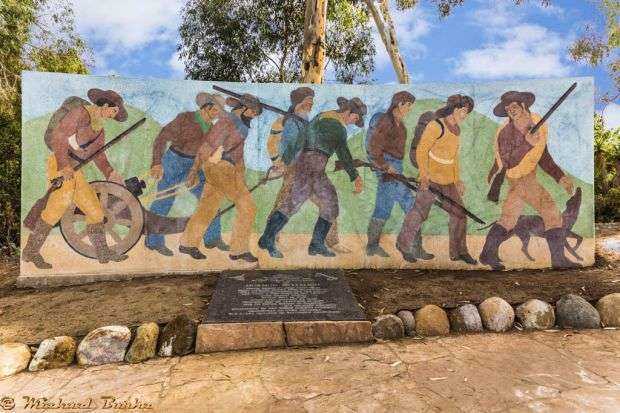 SERVICES OF THE MORMON BATTALION MEMORIAL MURAL