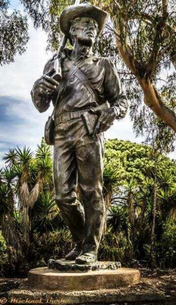 SERVICES OF THE MORMON BATTALION SOLDIER MEMORIAL