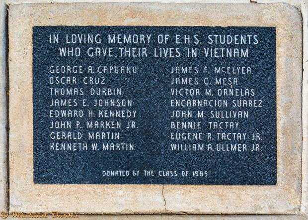 ESCONDIDO HIGH SCHOOL VIETNAM VETERANS WAR MEMORIAL