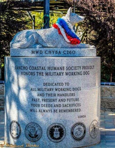 ENCINITAS MILITARY WORKING DOG MEMORIAL