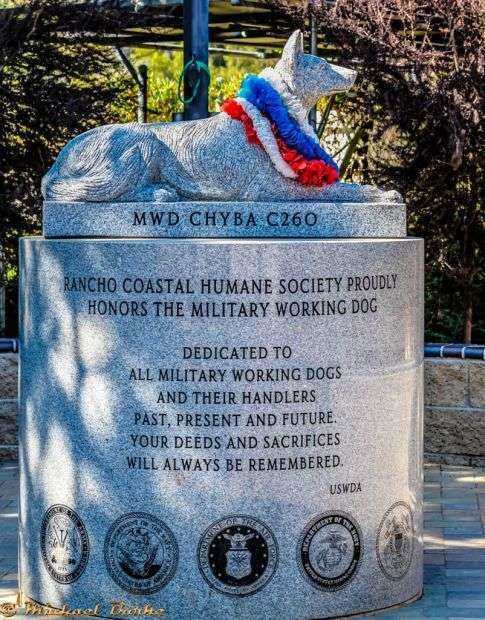 ENCINITAS MILITARY WORKING DOG MEMORIAL