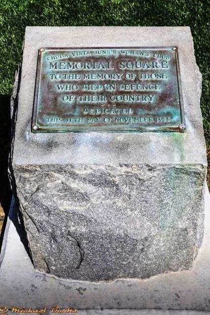 CHULA VISTA JUNIOR WOMEN’S CLUB MEMORIAL SQUARE