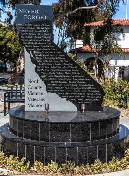 NORTH COUNTY VIETNAM VETERANS MEMORIAL FRONT