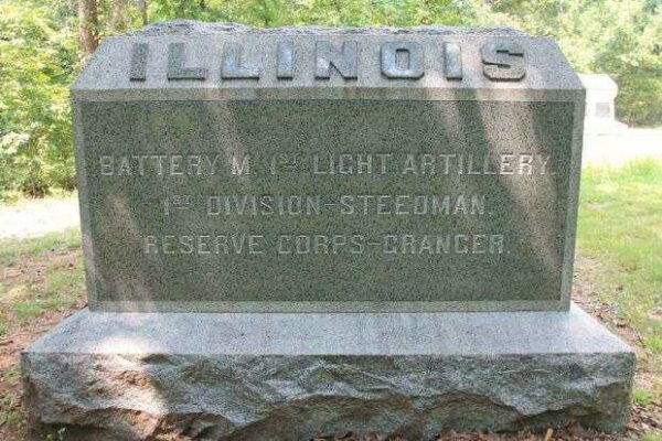 BATTERY M, 1ST LIGHT ARTILLERY ILLINOIS WAR MEMORIAL