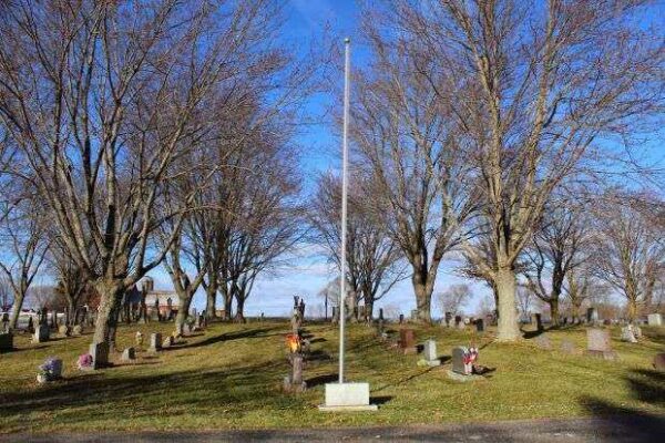 TRINITY LUTHERAN CEMETERY VETERANS MEMORIAL FLAGPOLE