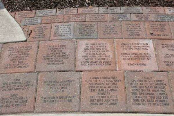 KAUKAUNA VETERANS MEMORIAL PAVERS B